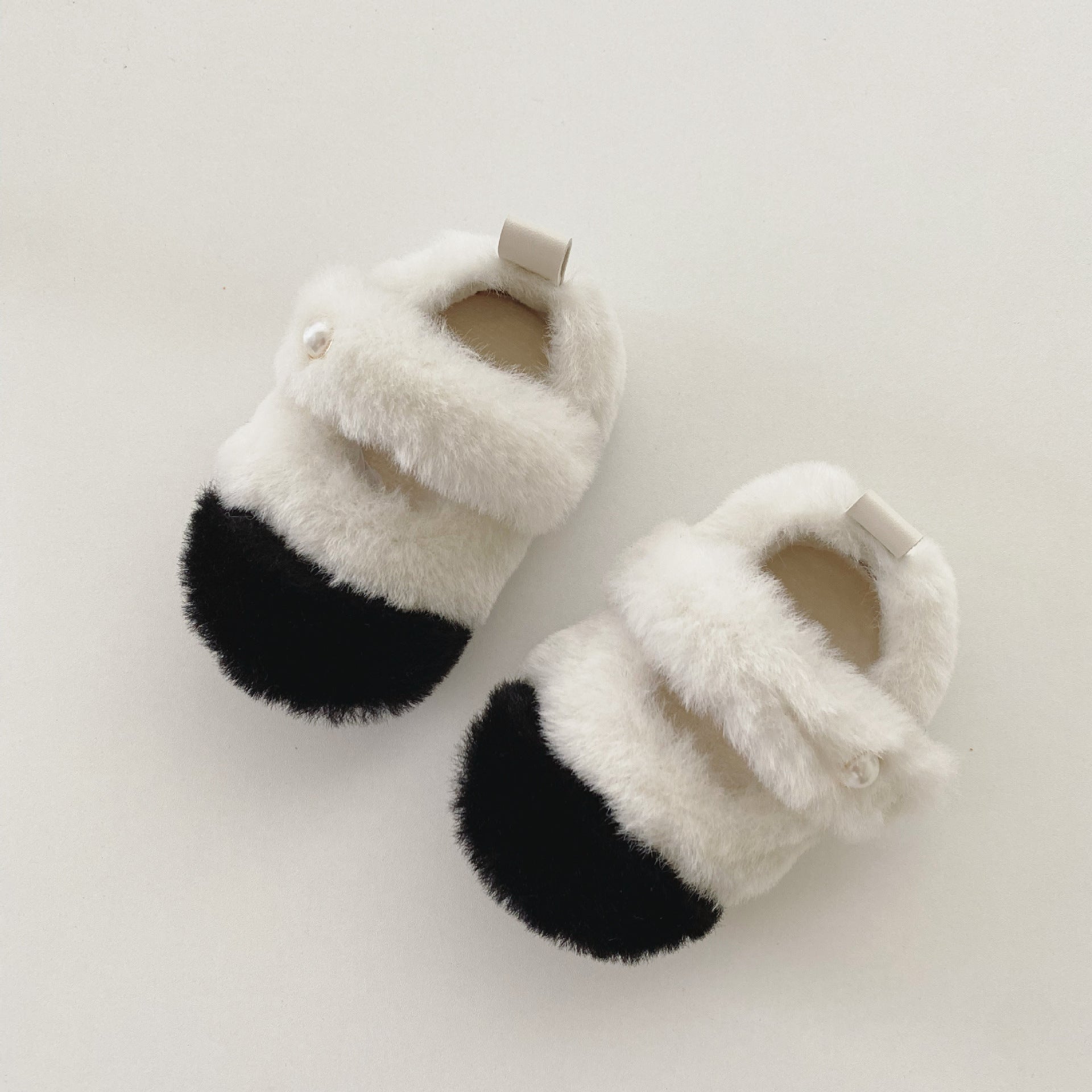 Fluffy bicolor shoes [S102]