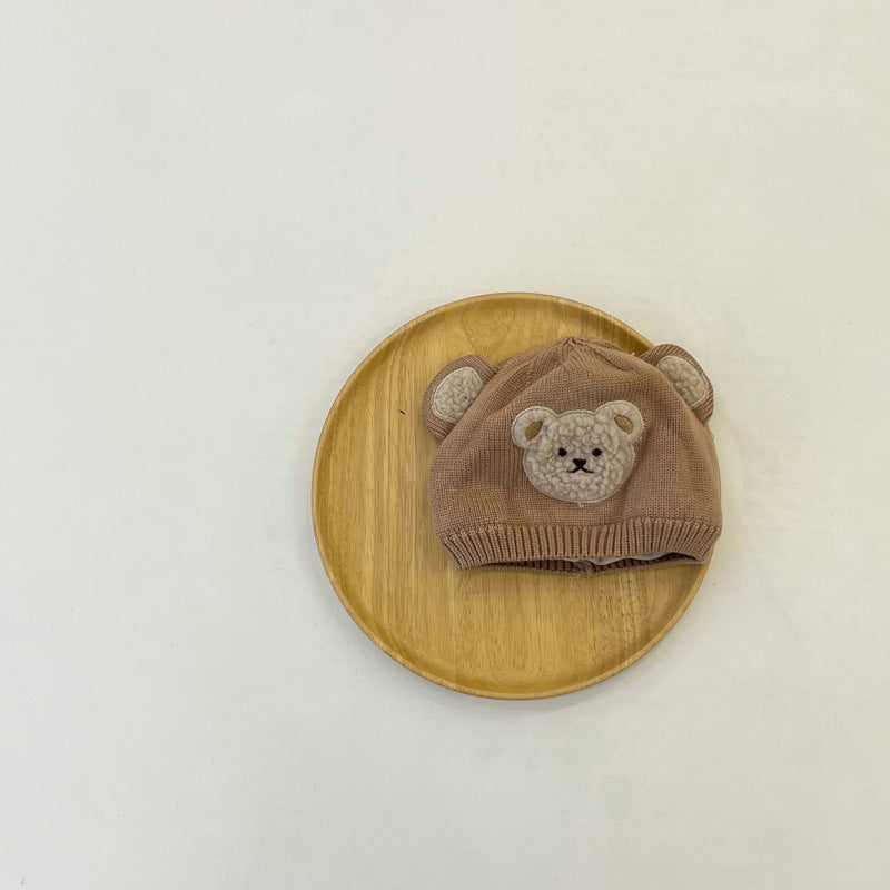 Bear knit hat [A165]