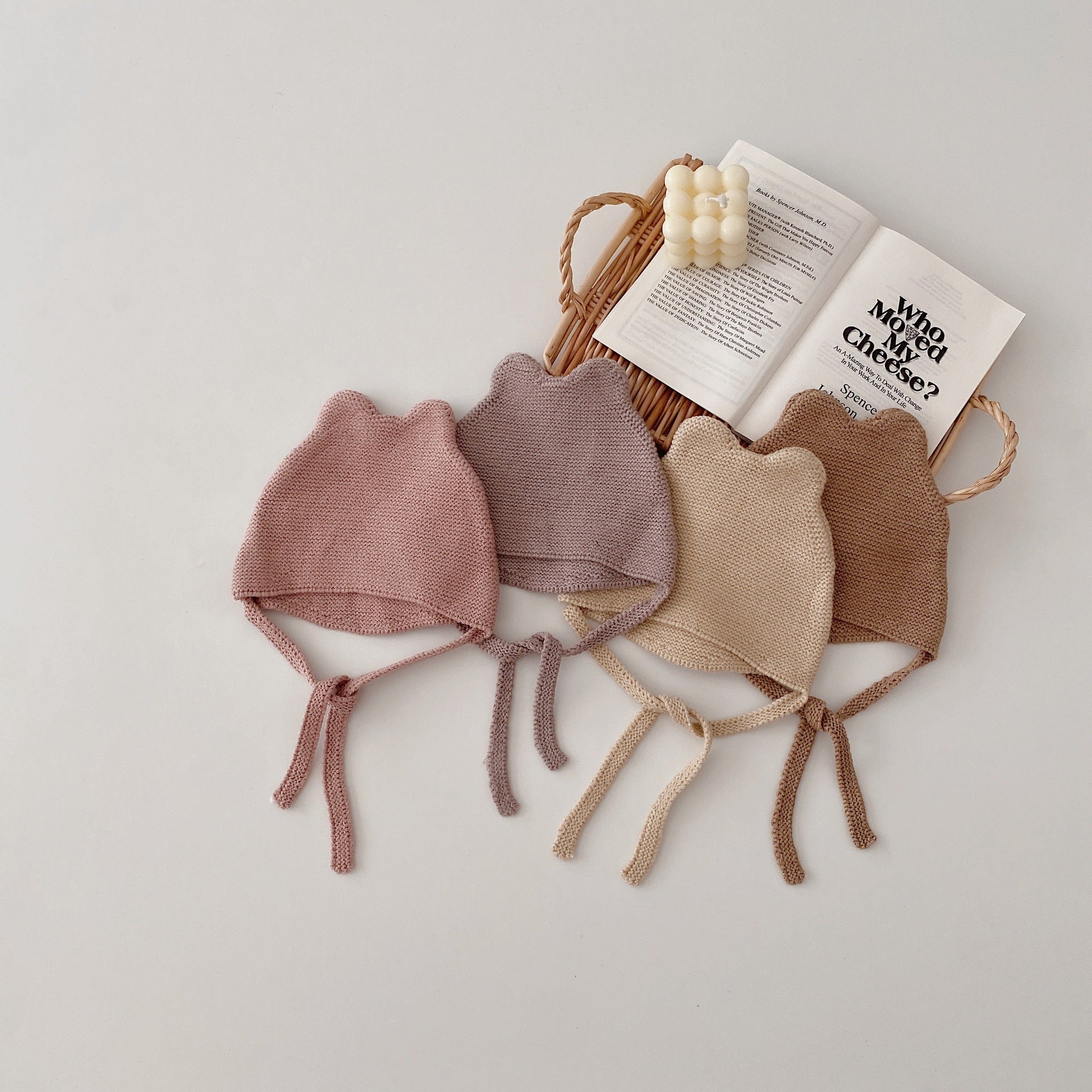 Animal knit hat [N2342]