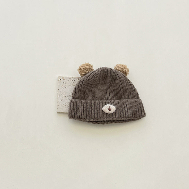Bonbon bear knit hat [A154]