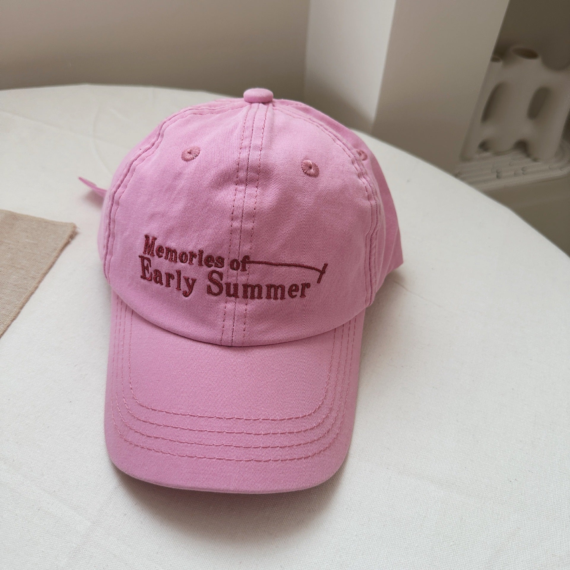 Pink design cap [A199]